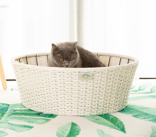 Rattan & Metal Pet House